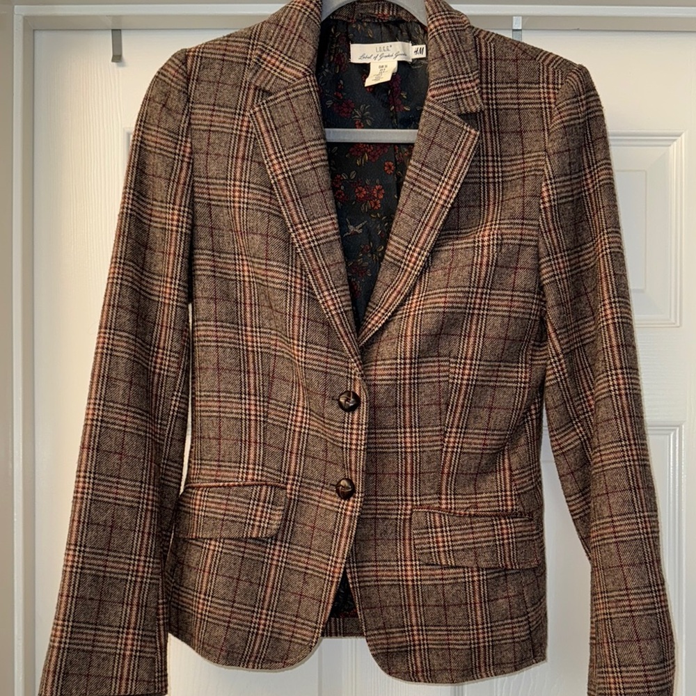 H&M Plaid Blazer